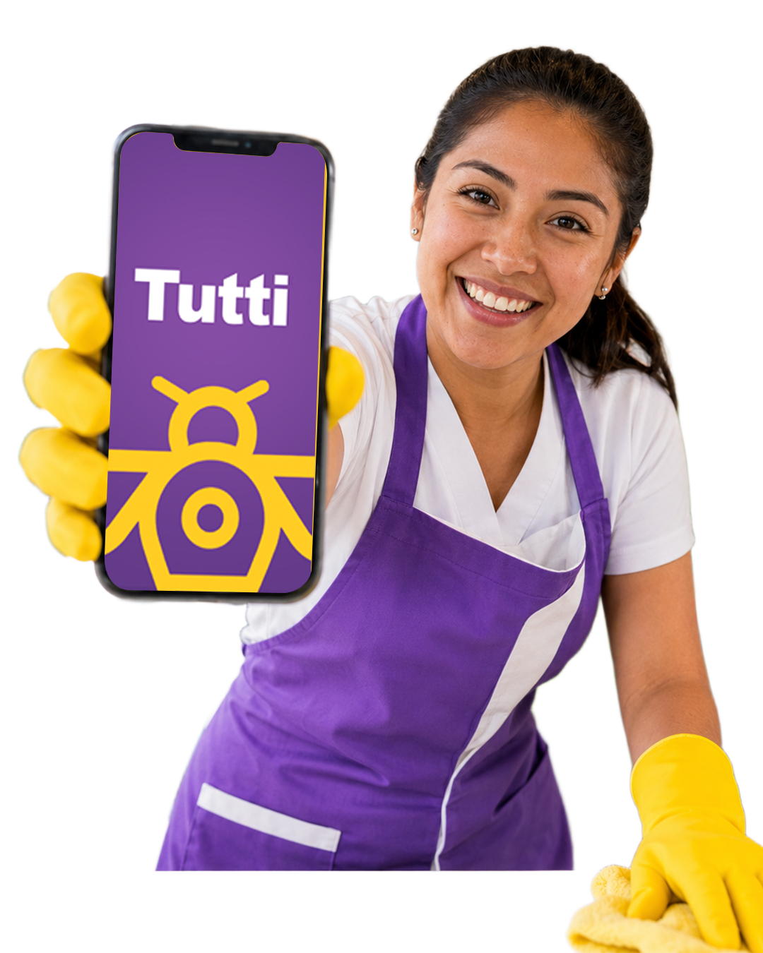 Partner de Tutti mostrando la app